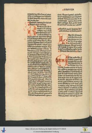 Prefacio in librum baruch