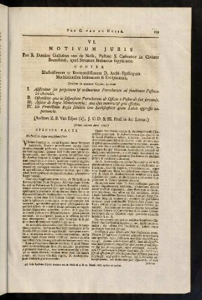 189-227, VI. Motivum Juris.