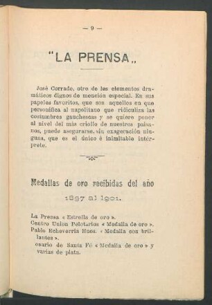 "La prensa"