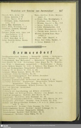 Hormersdorf