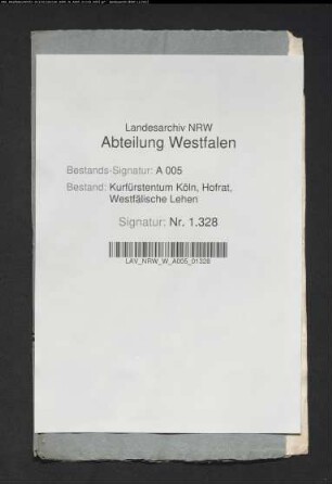 Revers des Arnold Prüm genannt Aldenhoven als Vormund der minderjährigen Erben des Steffen von Wrede zu Melschede mit dem unteren Haus und der Mühle zu Melschede, sowie mit dem Bispinghof zu Westönnen