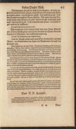 Das XX. Capittel.