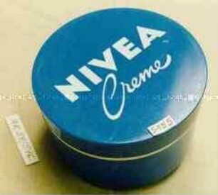 Kunststoffdose für "NIVEA Creme"
