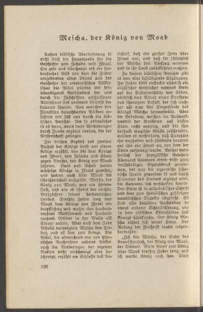 Mescha, der König von Moab