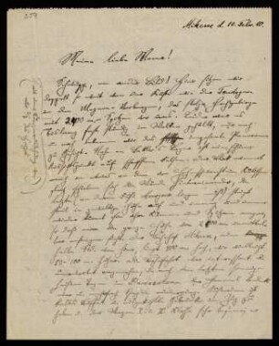 Brief an Mama, 10.02.1910, Mikesse