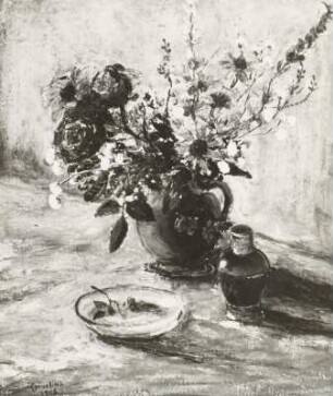 Stilleben mit Blumenstrauß