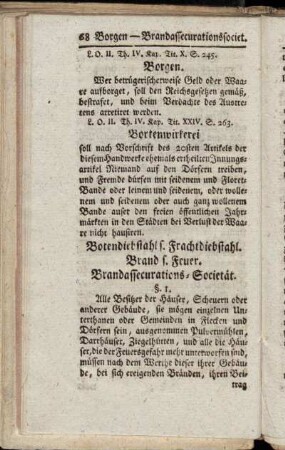 Brandassecurations-Societät.