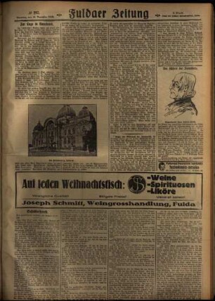 Zweite Ausgabe vom Dienstag, den 18. Dezember 1928.