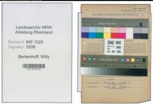 Entnazifizierung Willy Berkenhoff , geb. 03.05.1903 (Verwaltungsangestellter)