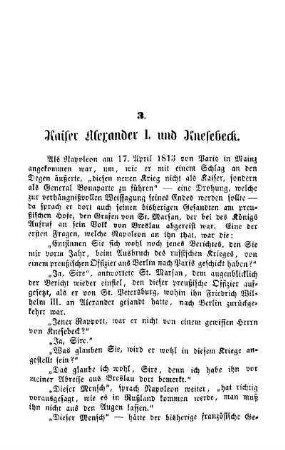 3. Kaiser Alexander I. und Knesebeck