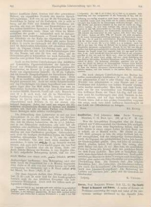 294-297 [Rezension] Bacon, Benjamin Wisner, The Fourth Gospel in Research and Debate