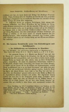 IV. Die inneren Verhältnisse unter den Babenbergern und Habsburgern