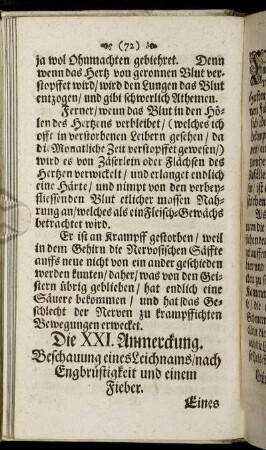 Die XXI. Anmerckung. - Die XXX. Anmerckung.