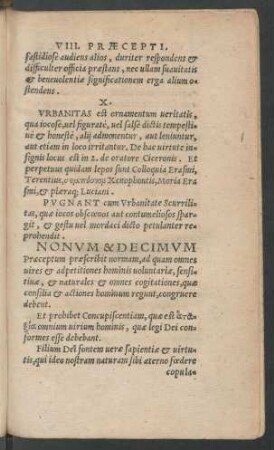 Nonum & Decimum Praeceptum ...