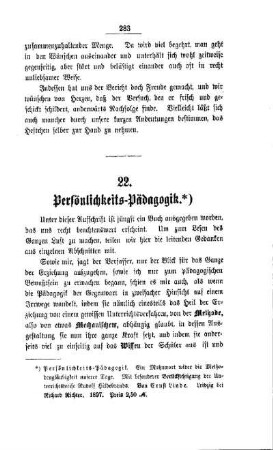 Persönlichkeits-Pädagogik