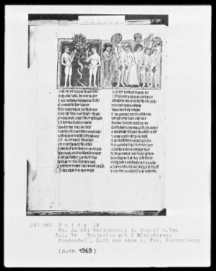 Rudolf von Ems, Weltchronik — ---, Folio 3versoBuchseite