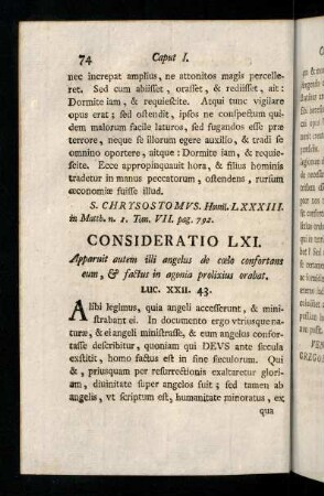 74-83, Consideratio LXI - XLV