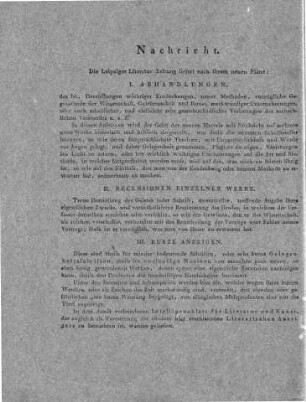 1811: Leipziger Literaturzeitung