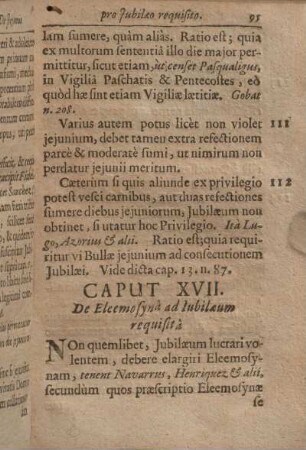 Caput XVII. De Eleemosyna ad Iubilaeum requisita.