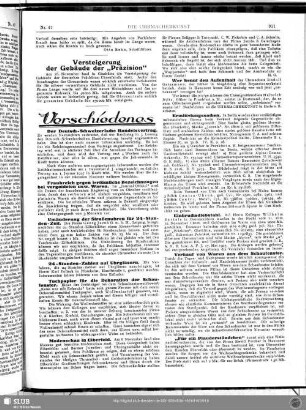 Versteigerung der Gebäude der "Präzision"
