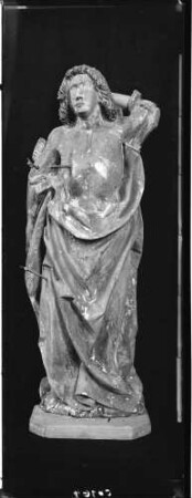 Freiburg Augustiner Kloster Statue Sankt Sebastian (um 1500)