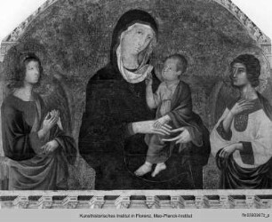 Halbfigur der Madonna flankiert von zwei Engeln - Madonna col Bambino e due angeli