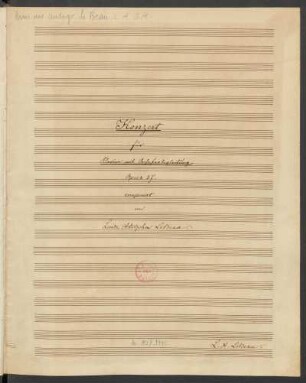 Konzerte; pf, orch; d-Moll; 37