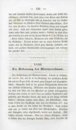 155-160 Die Bedeutung des Märtyrerthums