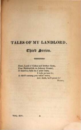 Waverley Novels, 14. Bride of Lammermoor ; [2]