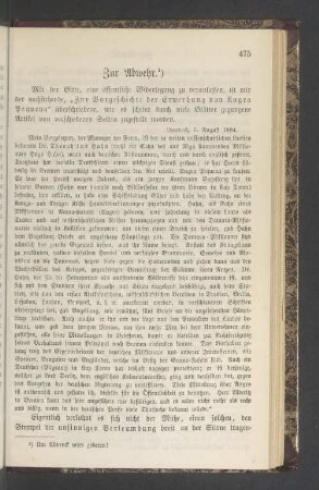 Zur Abwehr