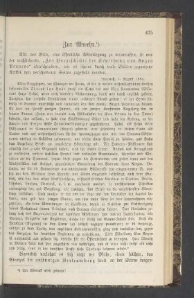 Zur Abwehr