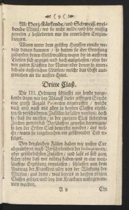 Dritte Claß.