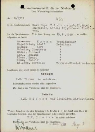 Tietze, Karl Hugo