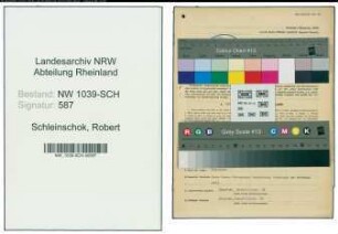 Entnazifizierung Robert Schleinschok , geb. 20.11.1897 (Schneider)