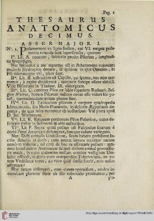 Thesaurus anatomicus decimus