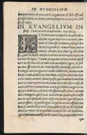 In Evangelium In feriis Dedicationis templorum. Lu cap. 19.