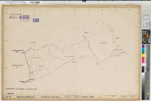 Grafschaft (Schmallenberg), Umlegung Grafschaft, Bl.30 Zuteilungskarte Oberkirchen Flur 16