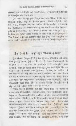11-28 Die Basis der lutherischen Abendmahlslehre