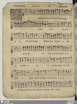 LI. Cantate Domino canticum novum