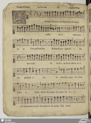 LI. Cantate Domino canticum novum