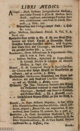 Continuatio ... Catalogi Librorum, Quibus Officinam suam ... Nundinis Vernalibus Auxerunt Daniel Bartholomaei & Filius, Bibliop. Ulmenses, 44. 1725