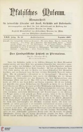 Nr. 12(Dezember 1905)