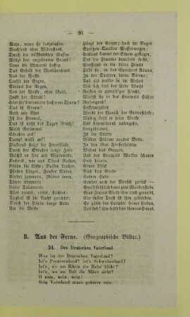 B. Aus der Ferne. (Geographische Bilder.)