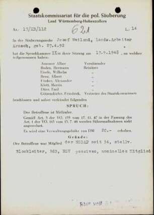 Weiland, Josef
