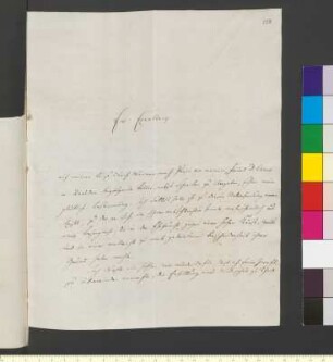 Brief von Lecerf, Justus Amadeus an Goethe, Johann Wolfgang von