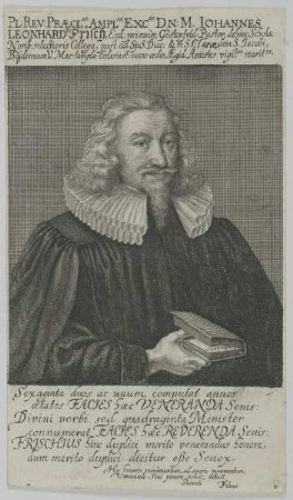 Bildnis des Iohannes Leonhard. Frisch