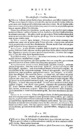 Cap. X. De Artificiosis è fructibus elaboratis