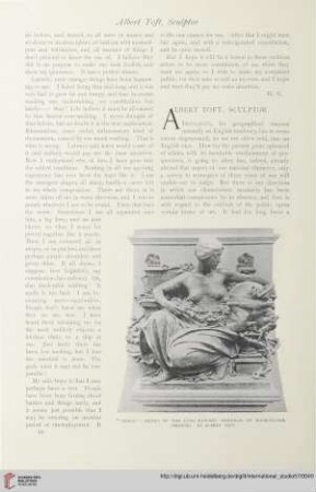 Albert Toft: sculptor