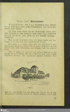 Dritter Teil: Altranstädt