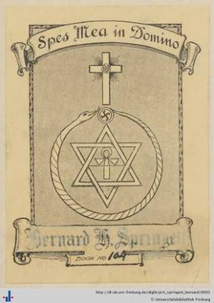 Exlibris (Aus: UB Freiburg, BS 8/2849).